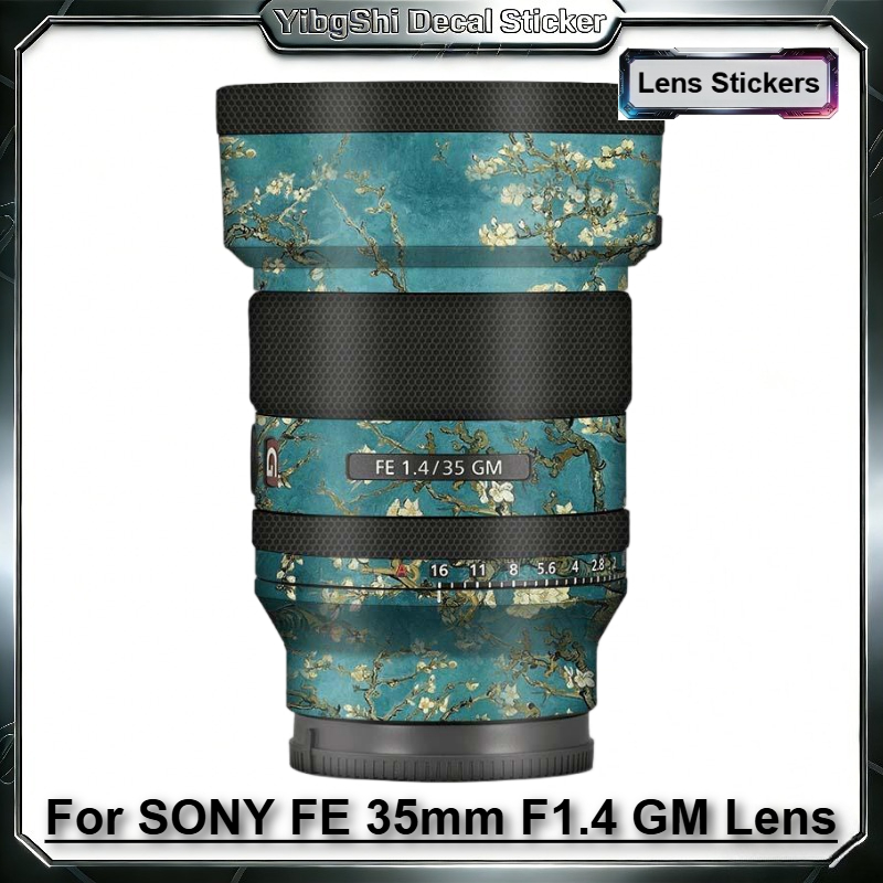 Film Camera 35Mm - Autocollant en vinyle pour objectif SONY