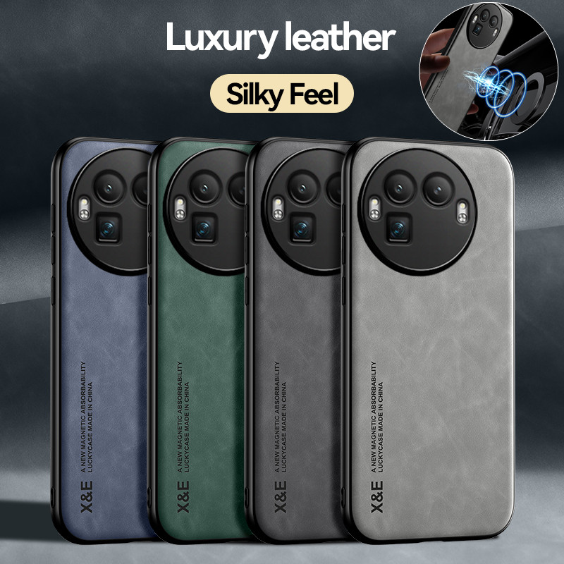 Camera Leather Case - Étui magnétique de luxe en cuir
