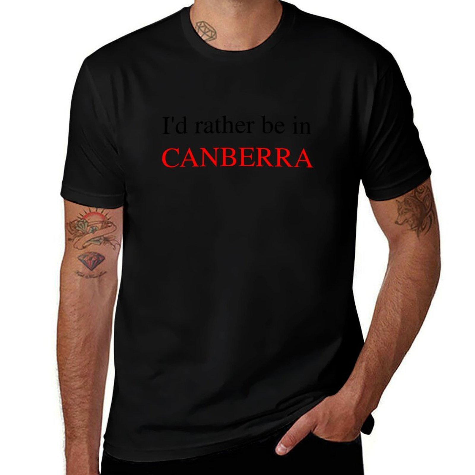Canberra Vintage & Collectible Centre Reviews - Je préférerais être dans CANBERRA t-shirt