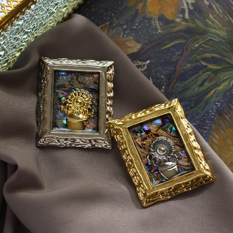 Vintage Collectible Pins - Muylinda-Collection de broches tournesols vintage pour
