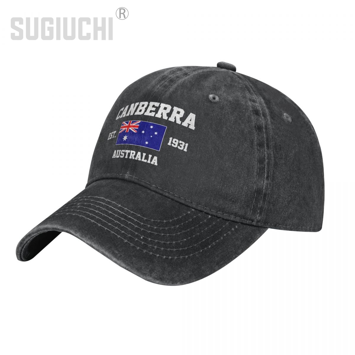 Canberra Vintage & Collectible Centre Reviews - Casquette de Baseball en Denim délavé