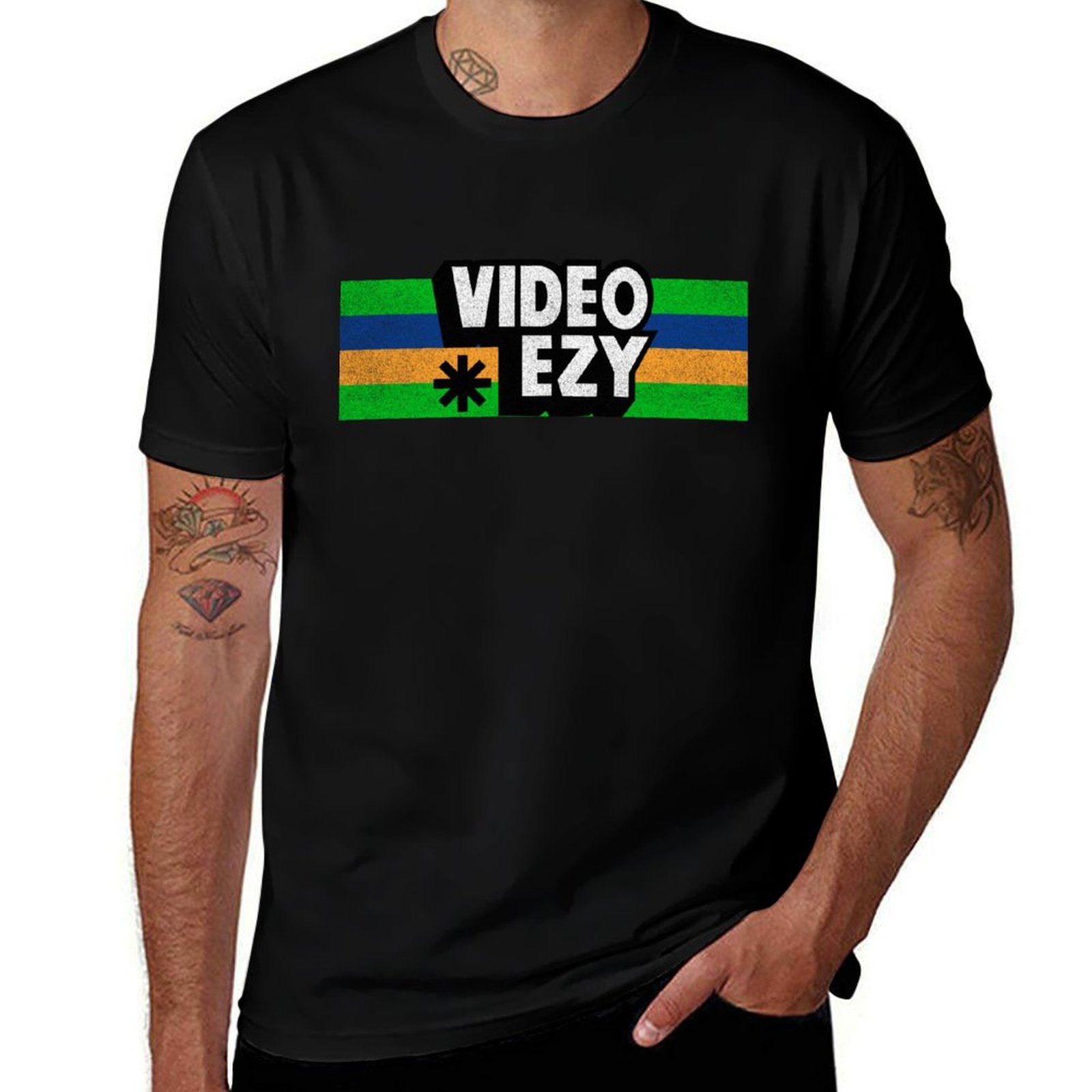 Canberra Vintage & Collectible Centre Reviews - T-shirt vintage Canberra Stripes anti-rides à