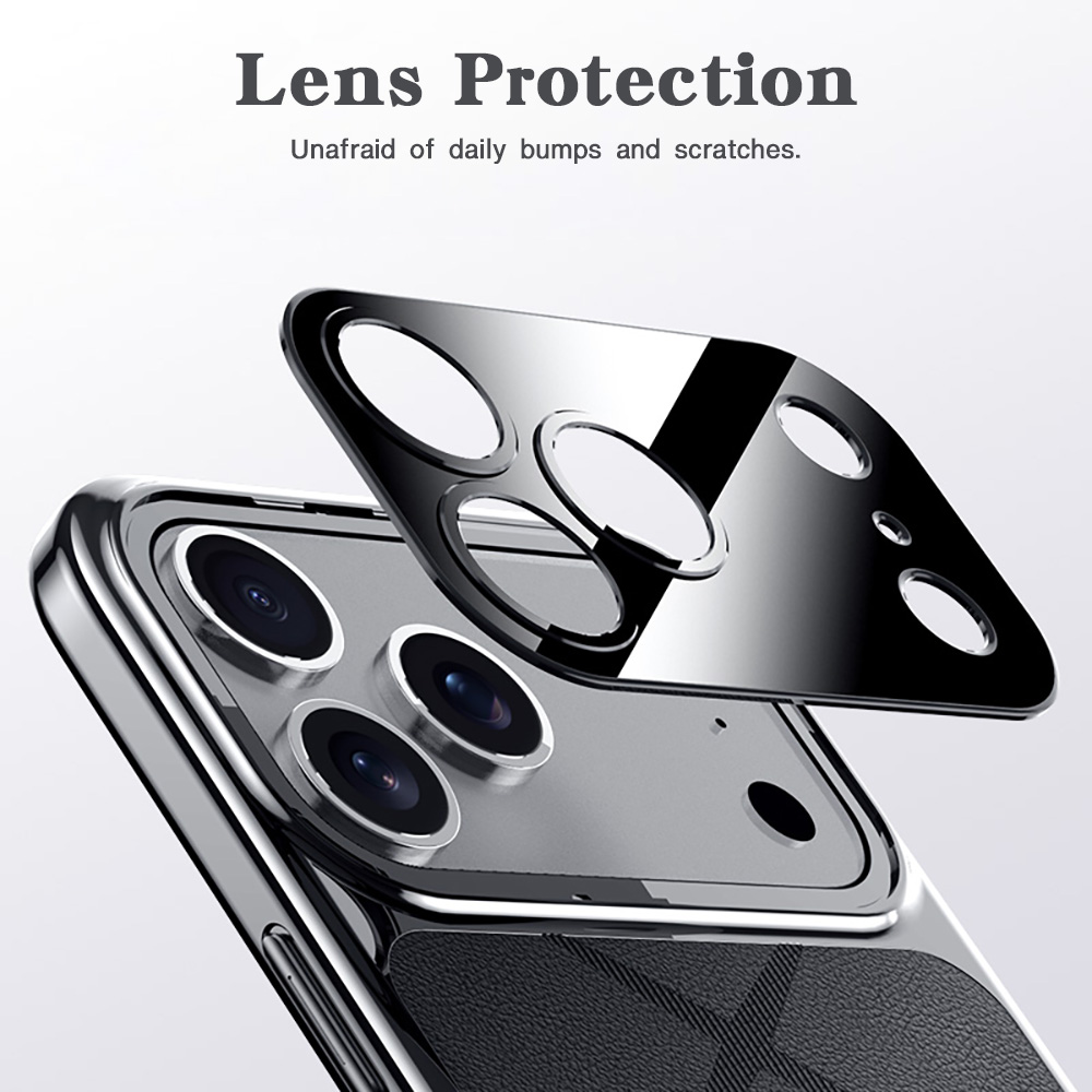 Cadre en cuir placage pour iPh - Camera Leather Case avis et prix