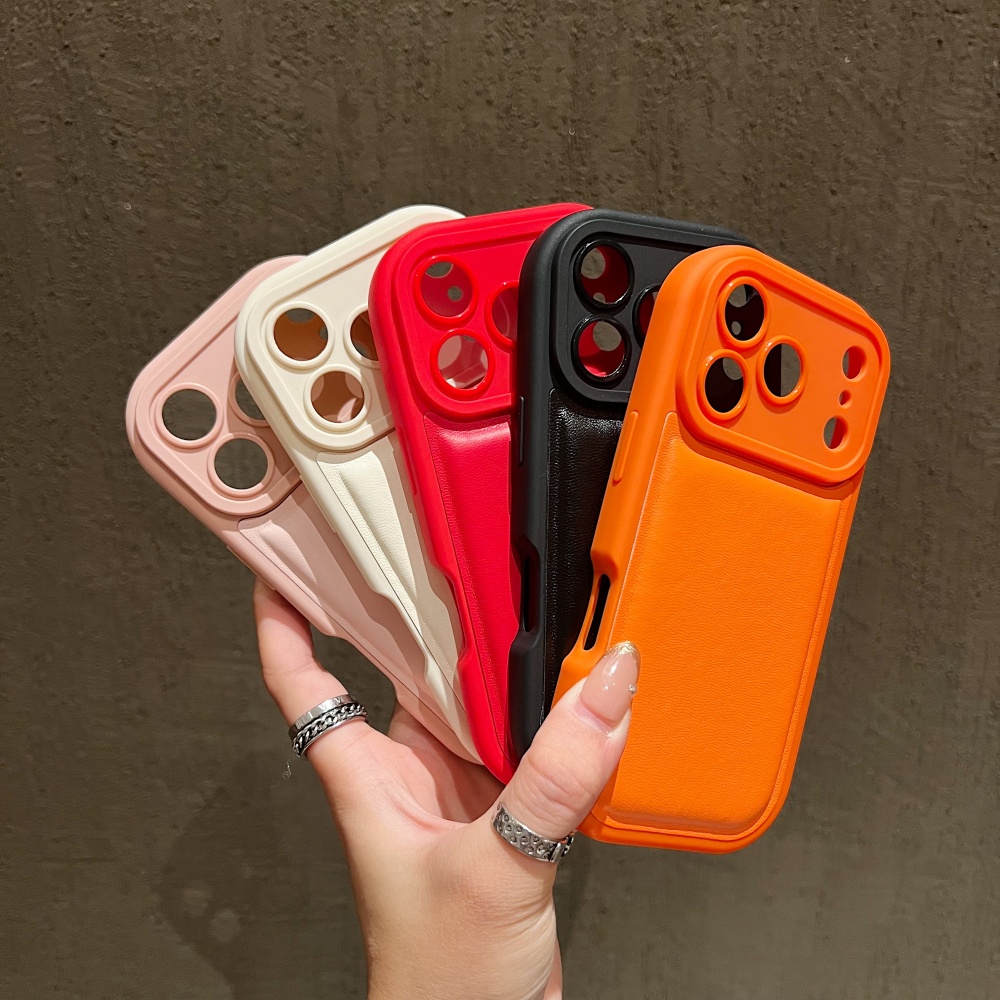 Étui de téléphone en cuir text - Camera Leather Case avis et prix