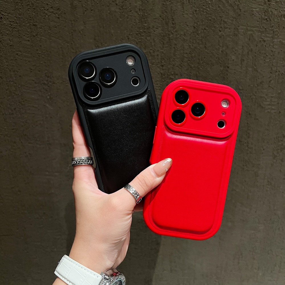 Étui de téléphone en cuir text - Camera Leather Case avis et prix