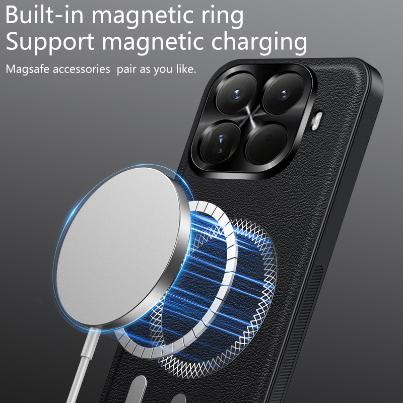Étui magnétique en cuir antich - Camera Leather Case avis et prix