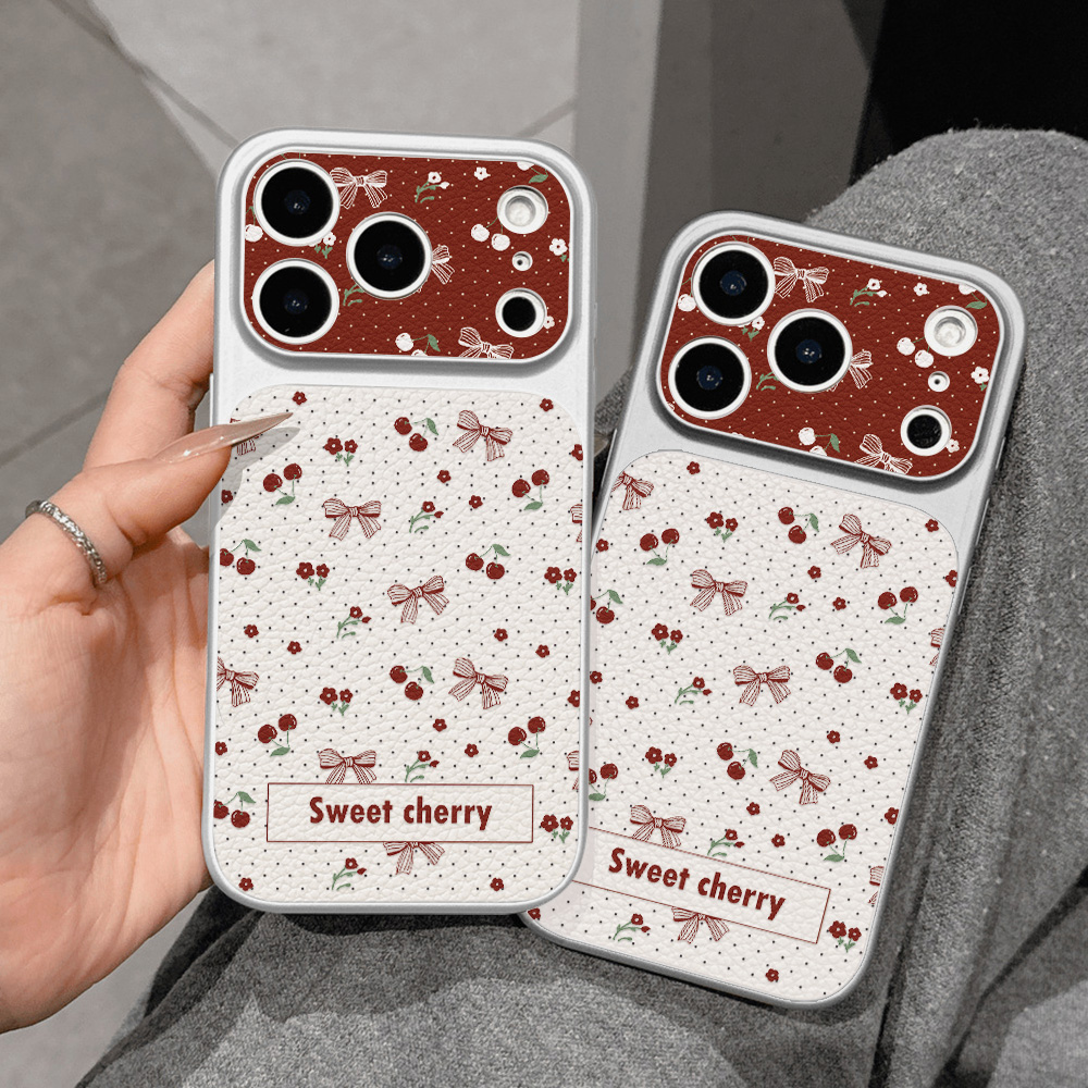 Étui de téléphone en cuir avec - Camera Leather Case avis et prix