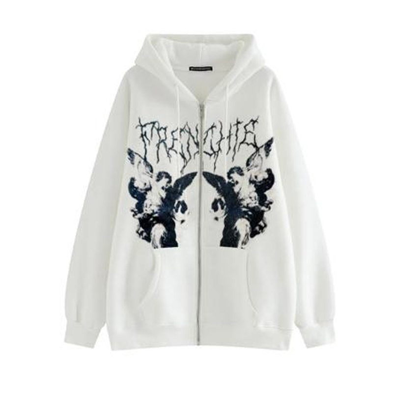 Sweat-shirt surdimensionné à c - Vintage Zip Hoodie avis et prix