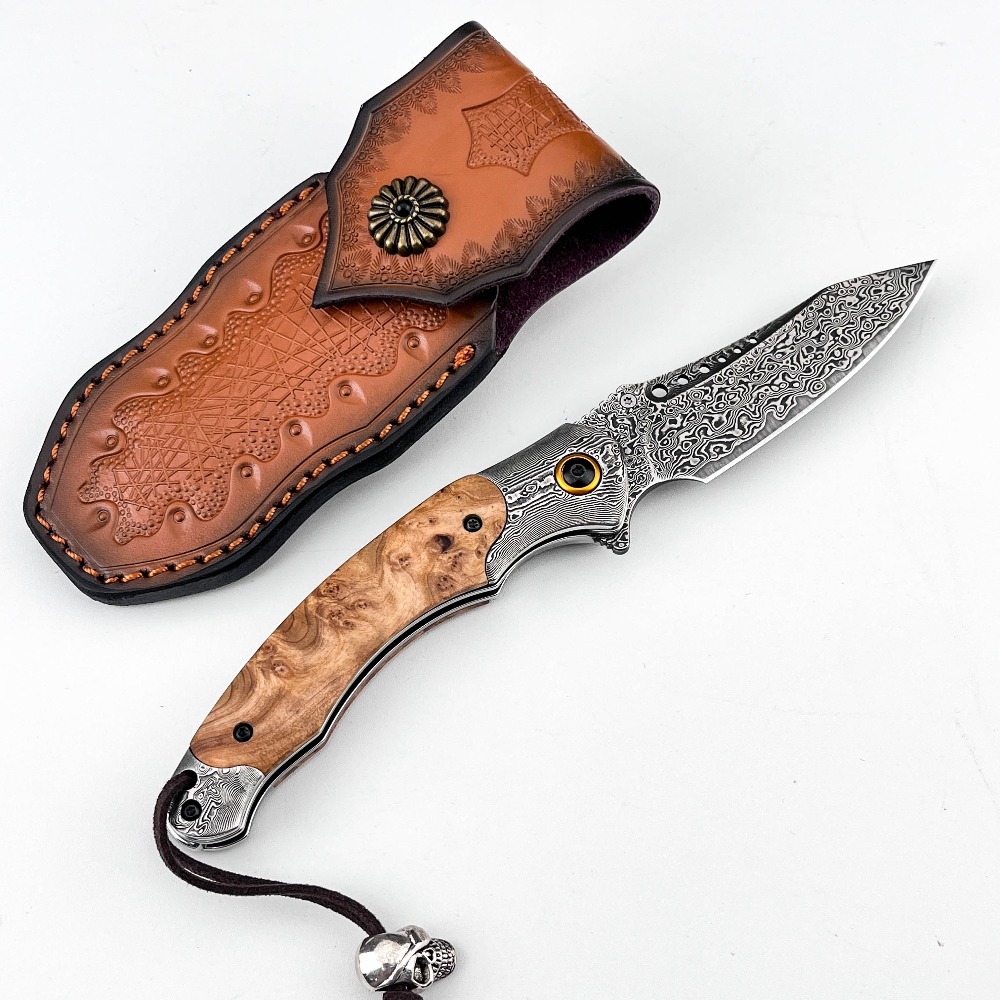 Couteau pliant à motif Damas h - Vintage Collectible Knives avis et prix