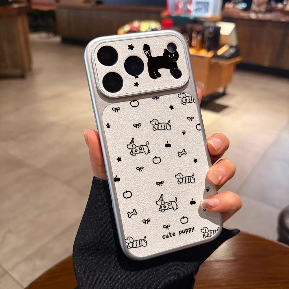 Étui de téléphone en cuir moti - Camera Leather Case avis et prix