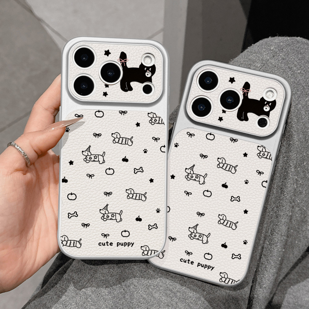 Étui de téléphone en cuir moti - Camera Leather Case avis et prix