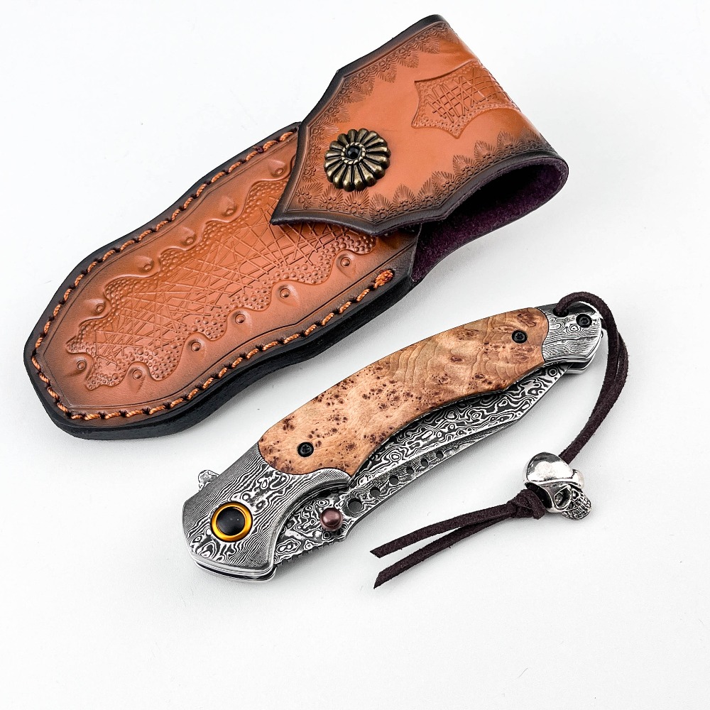 Couteau pliant à motif Damas h - Vintage Collectible Knives avis et prix
